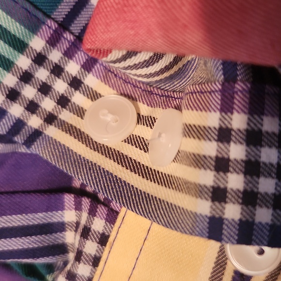 Foxcroft Rainbow Button-Up - Size Medium - Picture 6 of 6